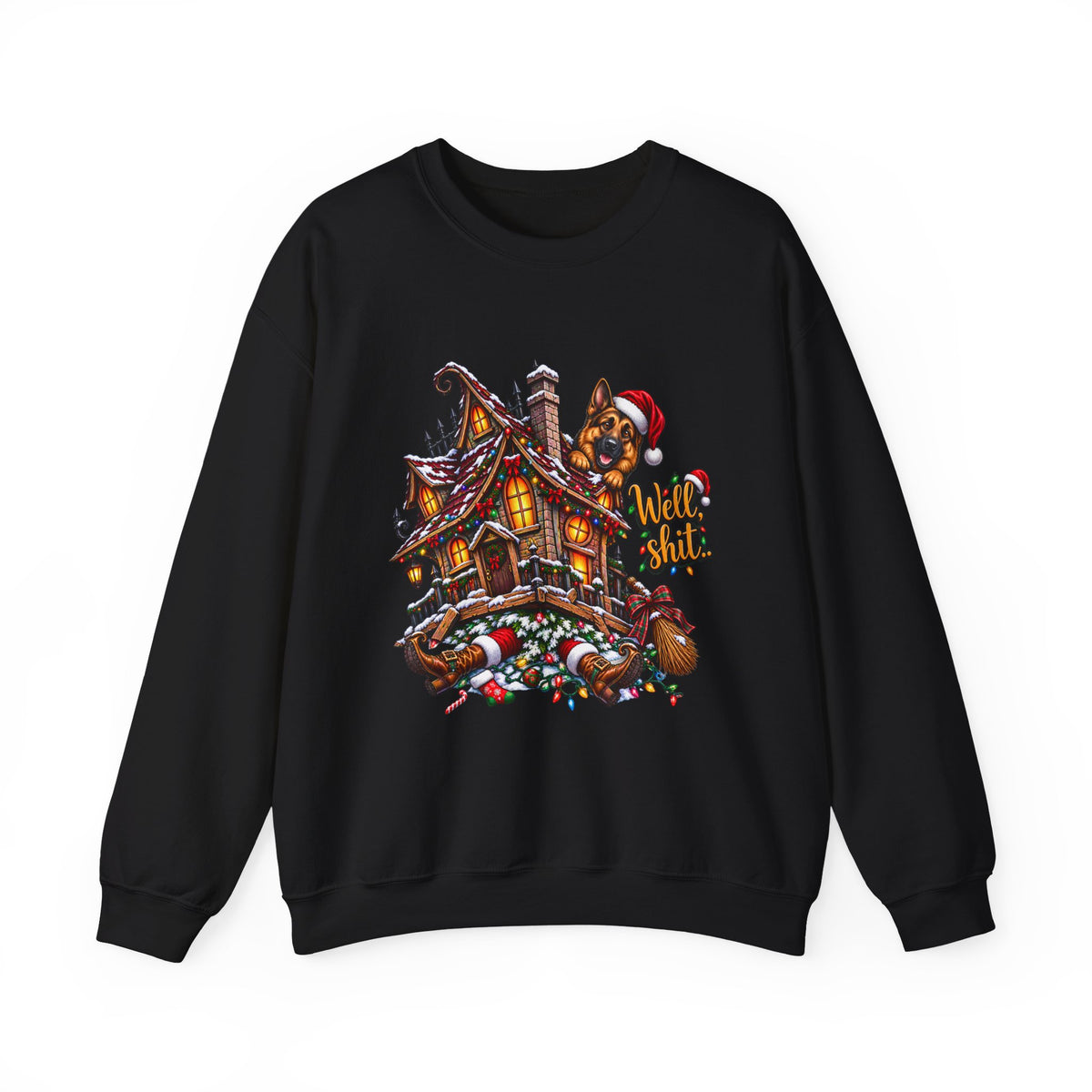 Christmas Gingerbread House Crewneck Sweatshirt