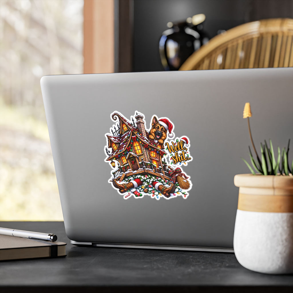 Funny Christmas Vinyl Sticker