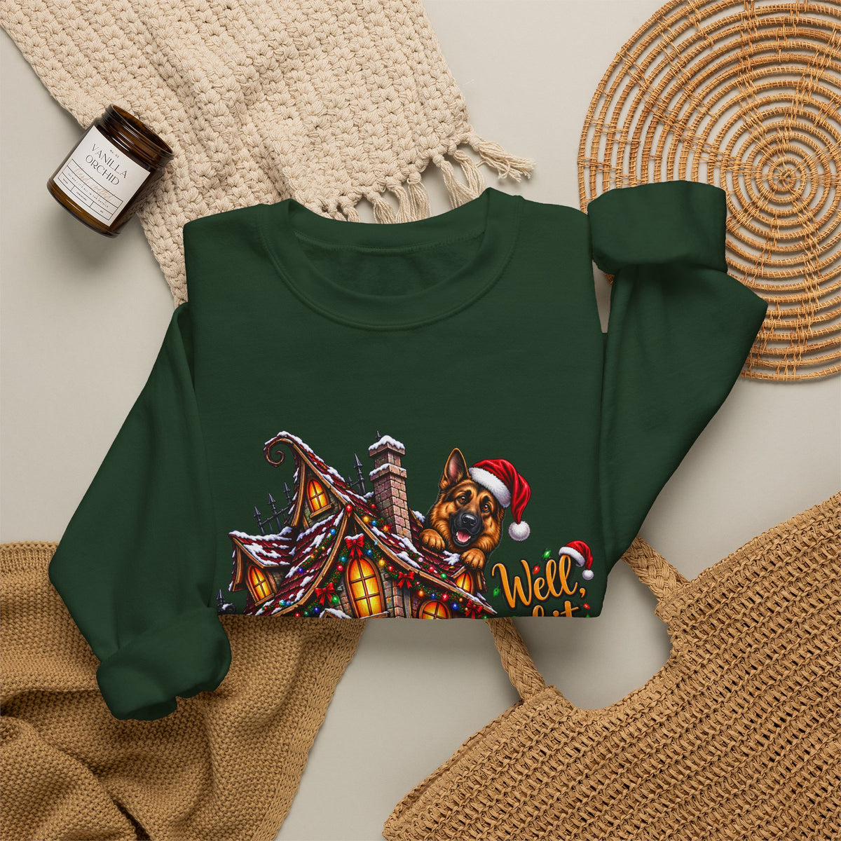 Christmas Gingerbread House Crewneck Sweatshirt