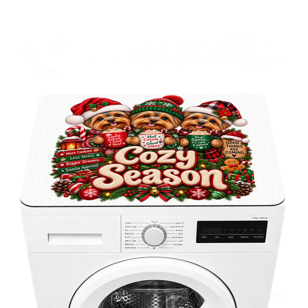 Christmas Washer Dryer Top Protector Mat