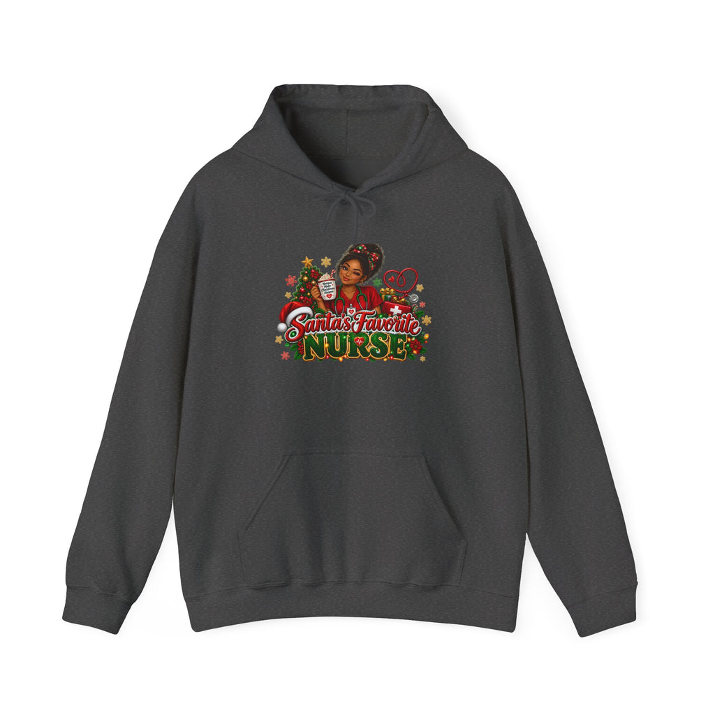 Santa’s Favorite Nurse Christmas Hoodie