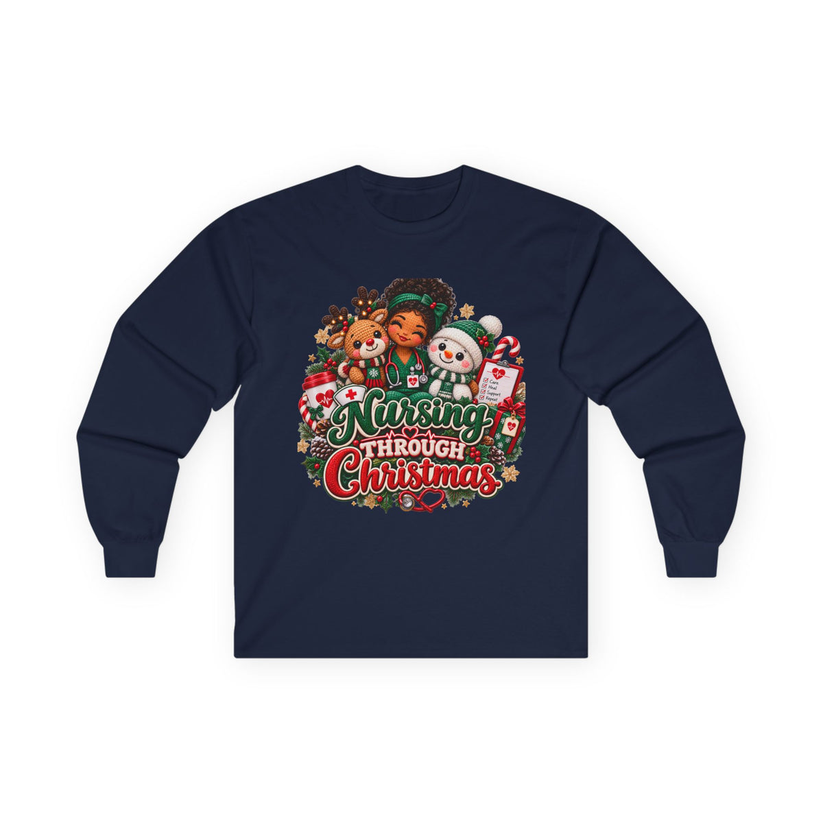 Long Sleeve Tee - Nursing Through Christmas