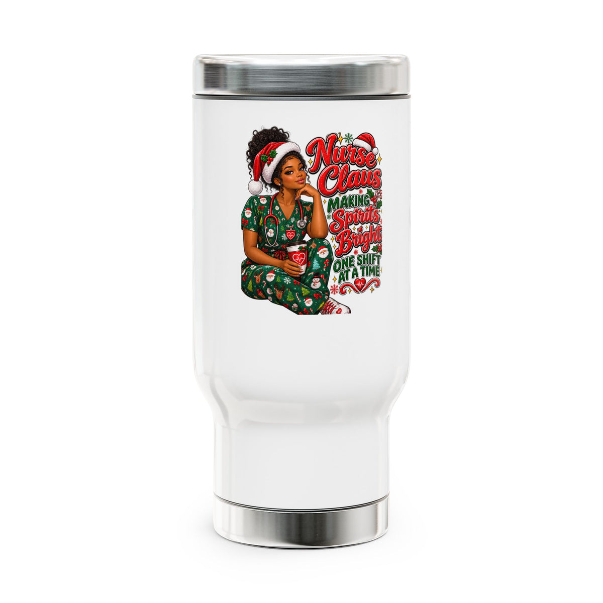 Nurse 14oz Travel Mug with Handle