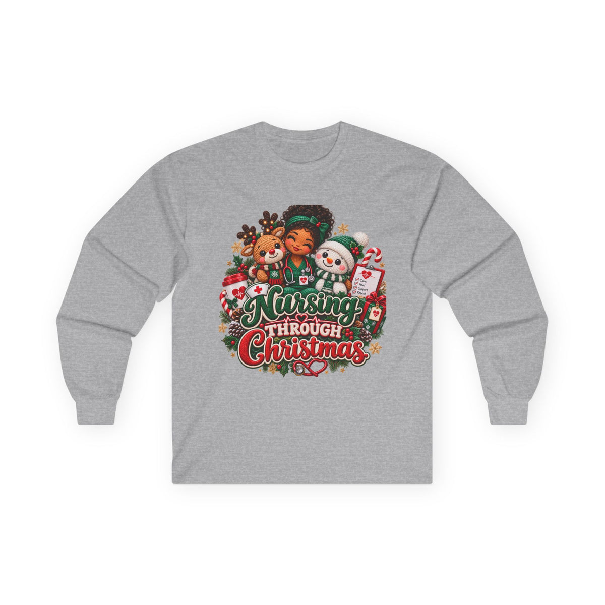 Long Sleeve Tee - Nursing Through Christmas