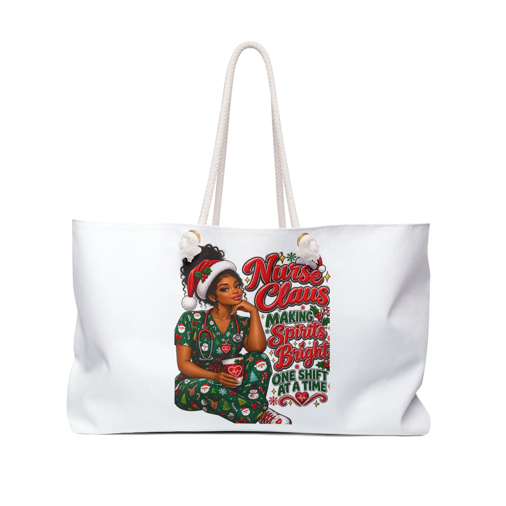Nurse Christmas Weekender Bag