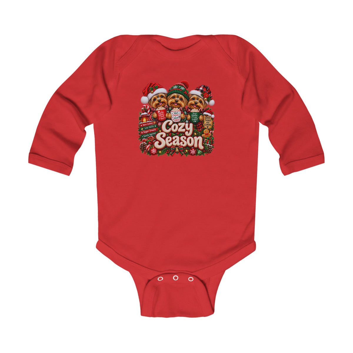 Christmas Infant Long Sleeve Bodysuit