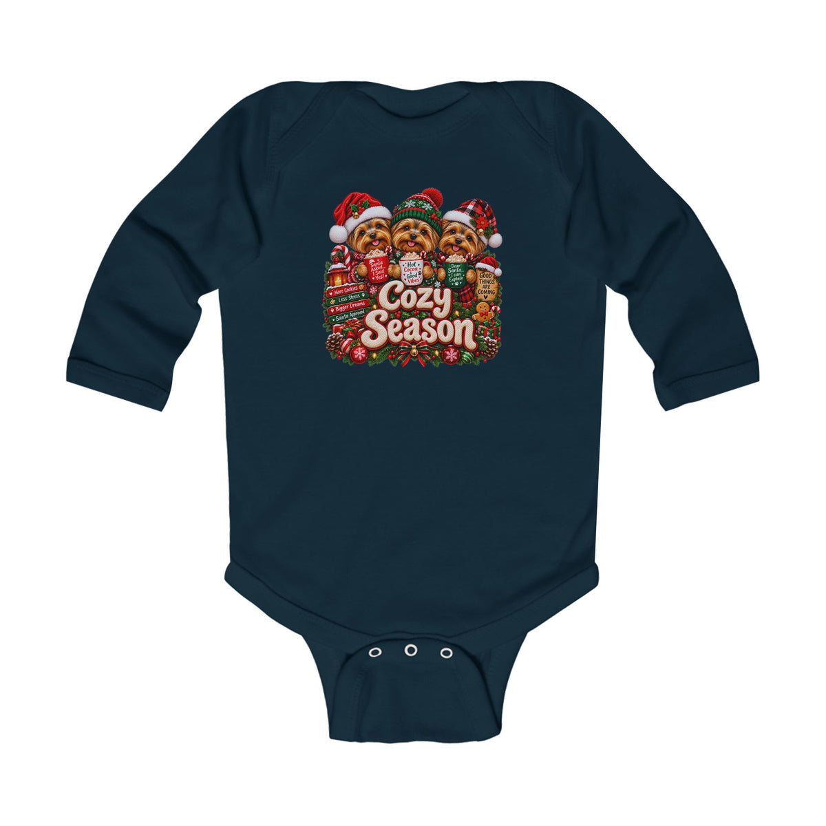 Christmas Infant Long Sleeve Bodysuit