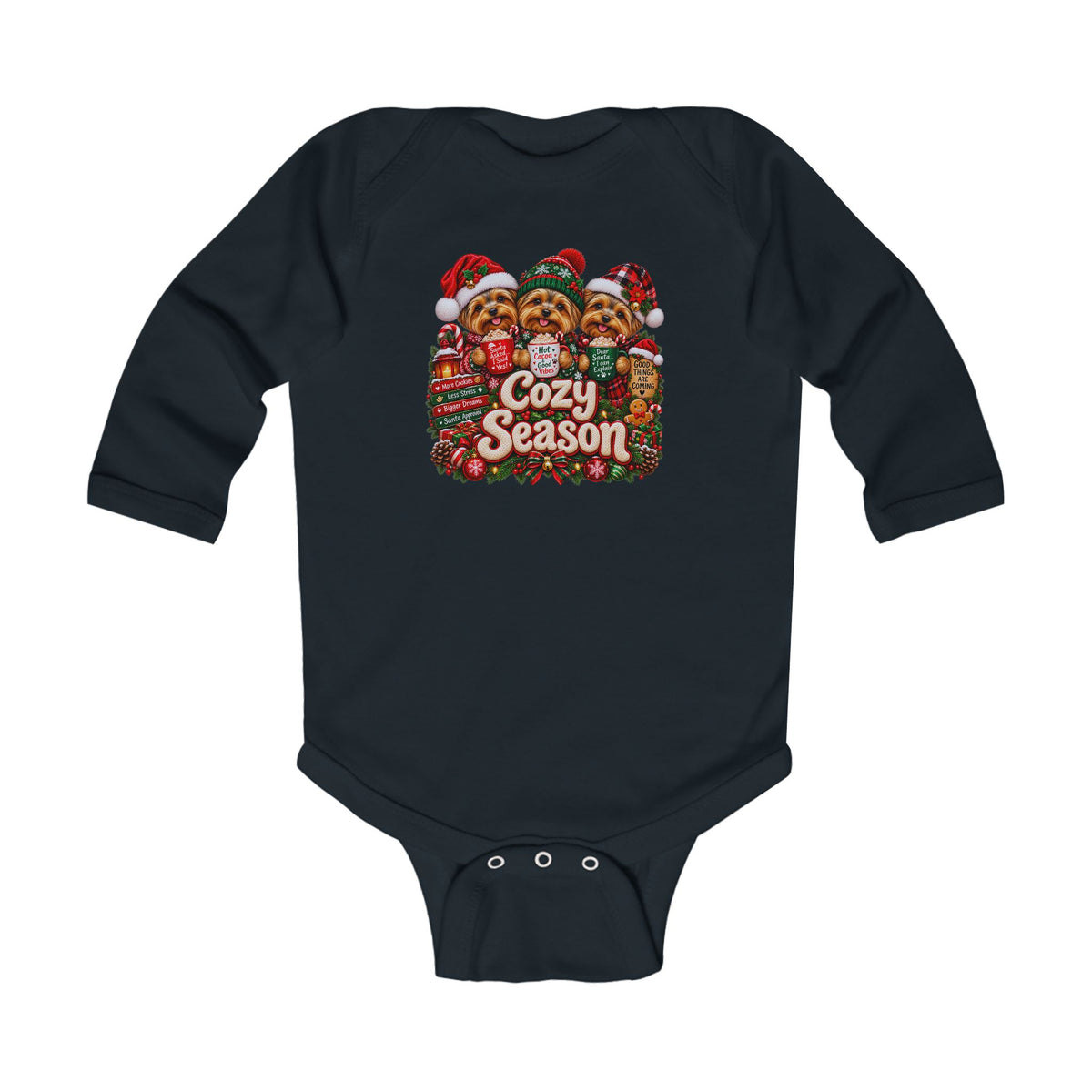 Christmas Infant Long Sleeve Bodysuit