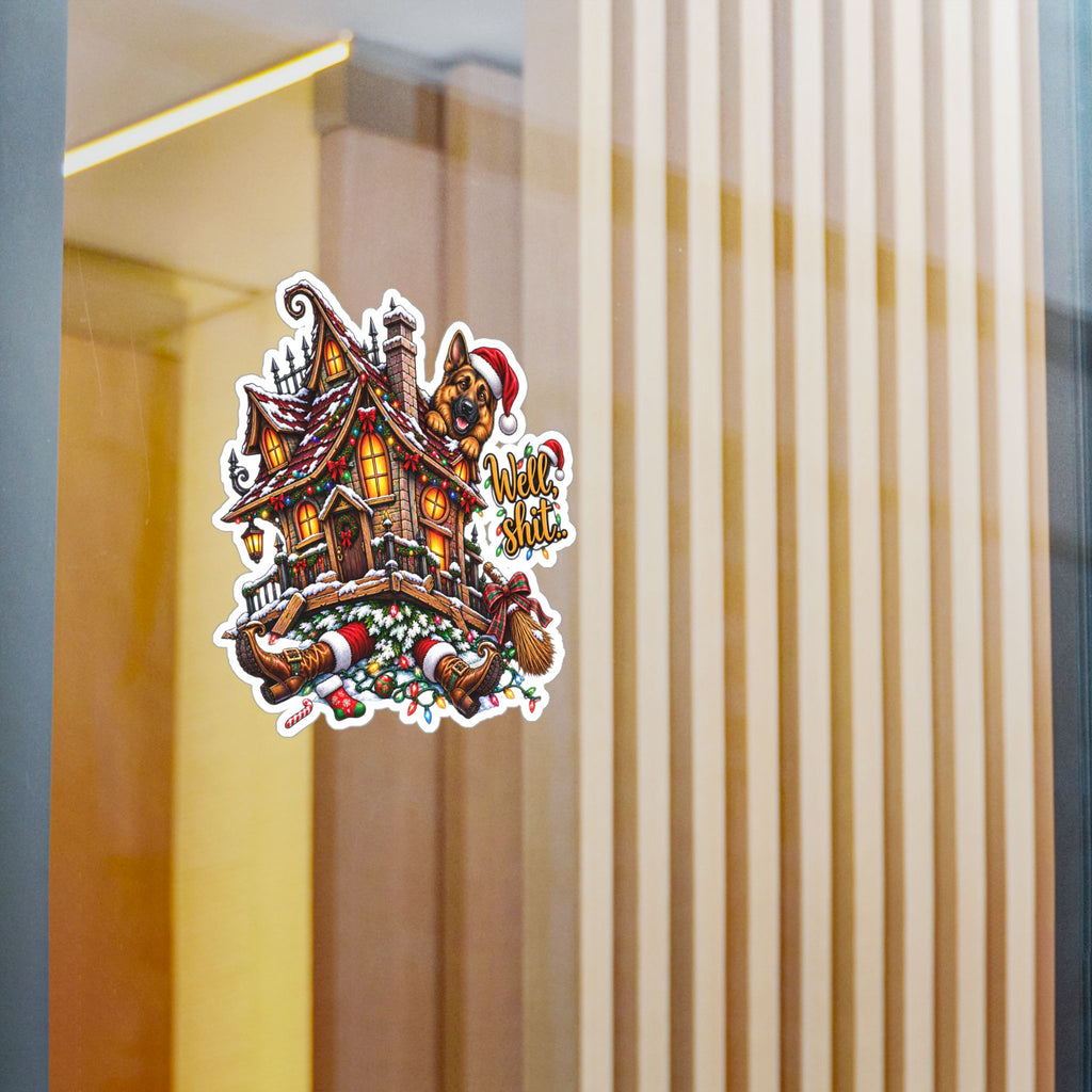 Funny Christmas Vinyl Sticker