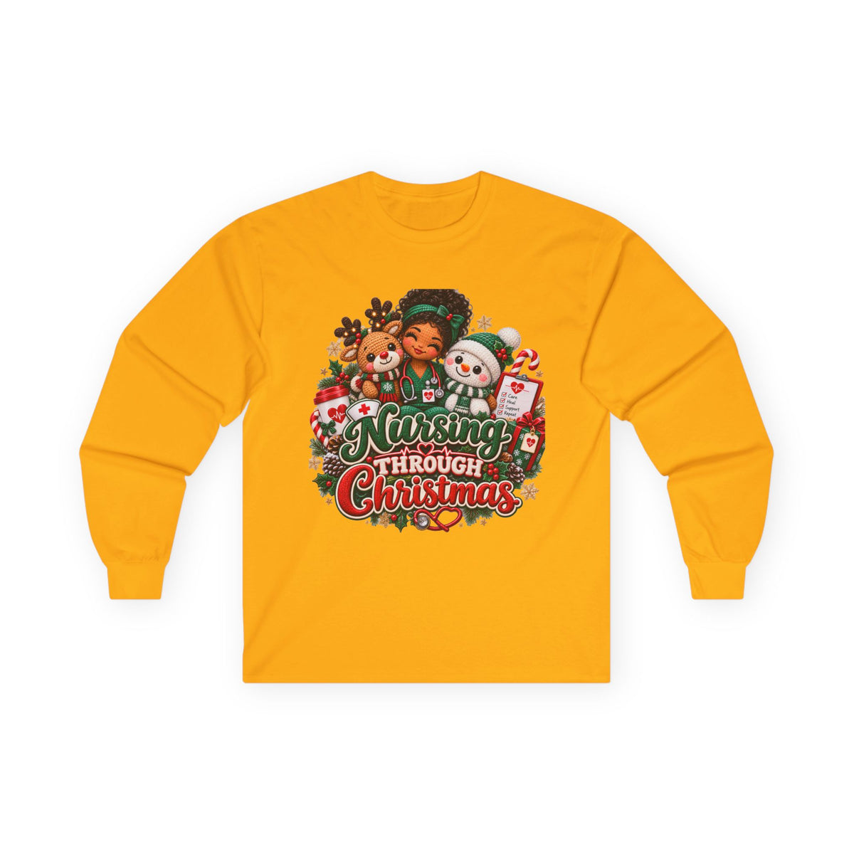 Long Sleeve Tee - Nursing Through Christmas
