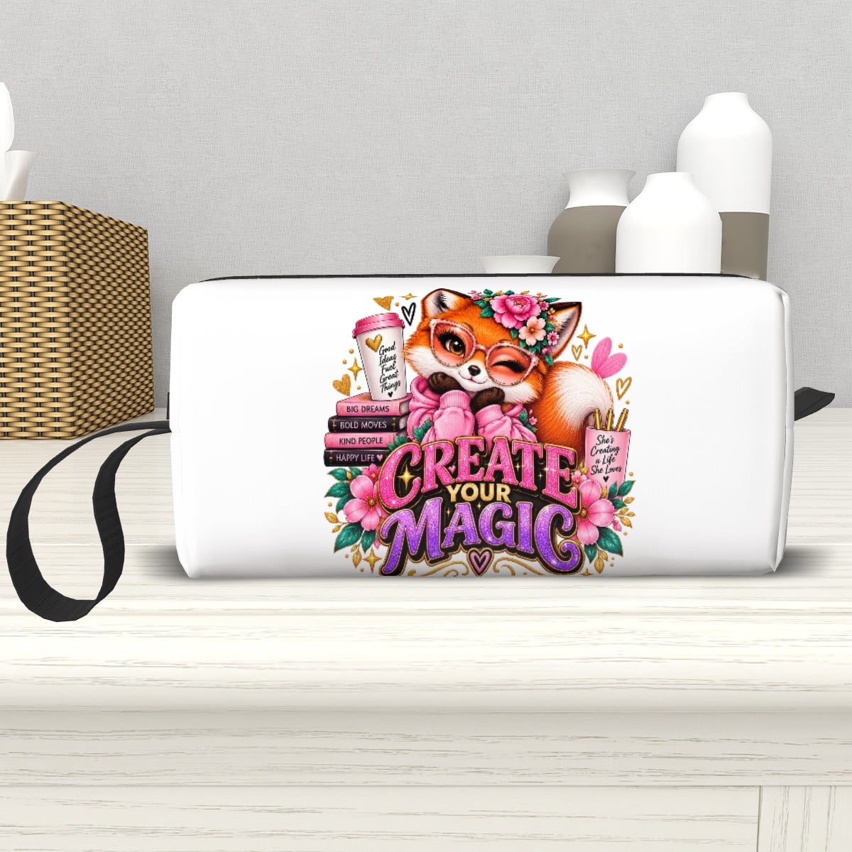 Makeup Bag Clutch Purse - Create your magic