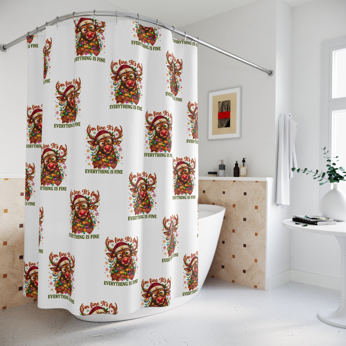 Christmas Shower Curtain