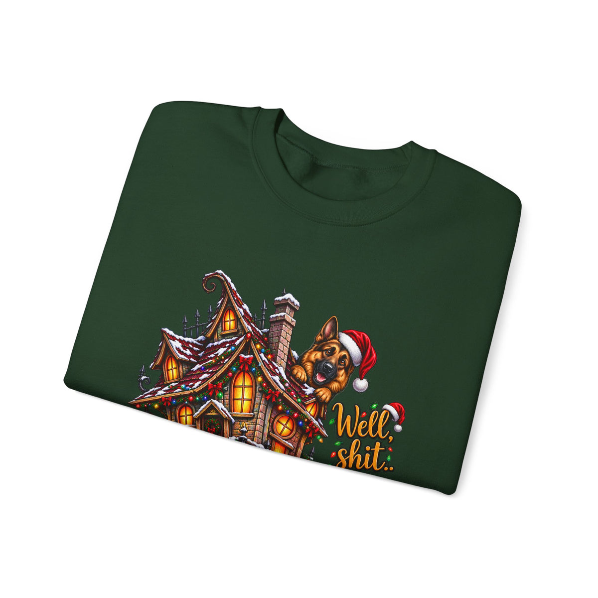 Christmas Gingerbread House Crewneck Sweatshirt
