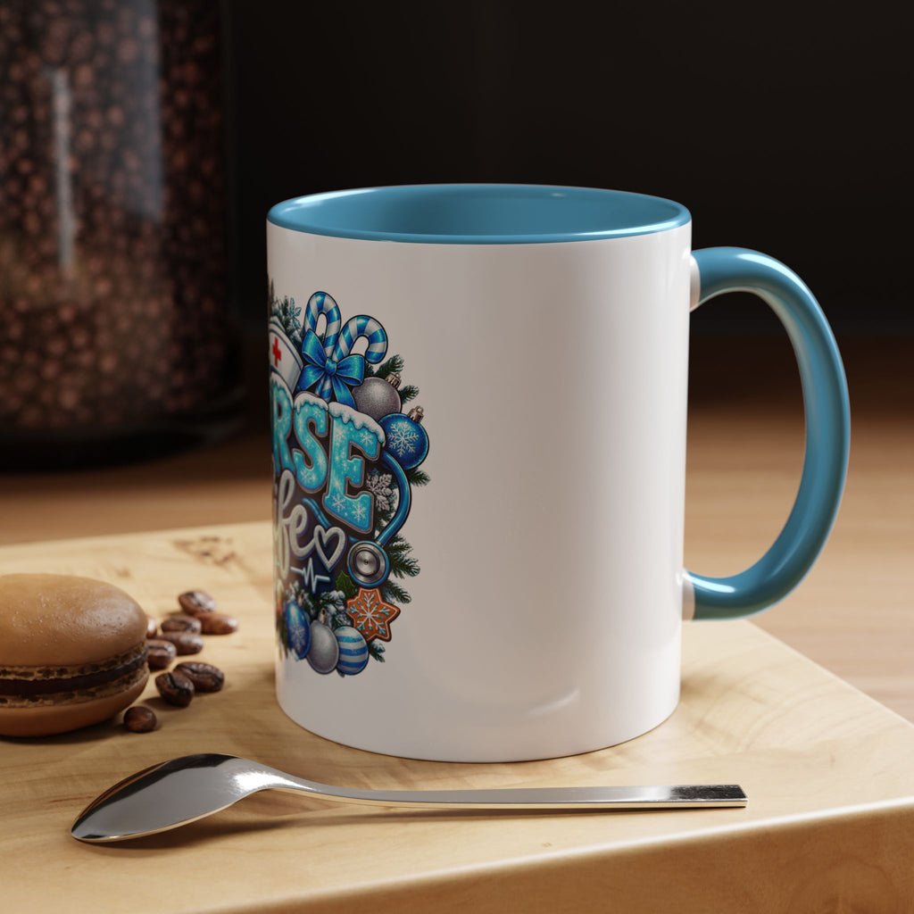 Nurse Life Christmas Coffee Mug - 11oz