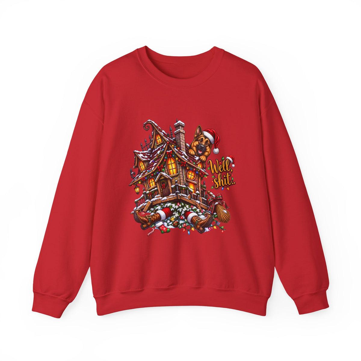 Christmas Gingerbread House Crewneck Sweatshirt