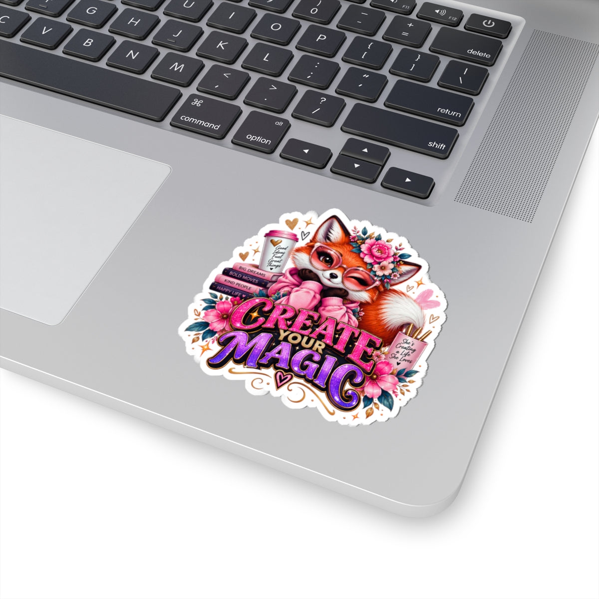 Create Your Magic Fox Sticker — for Laptops, Journals & Gifts