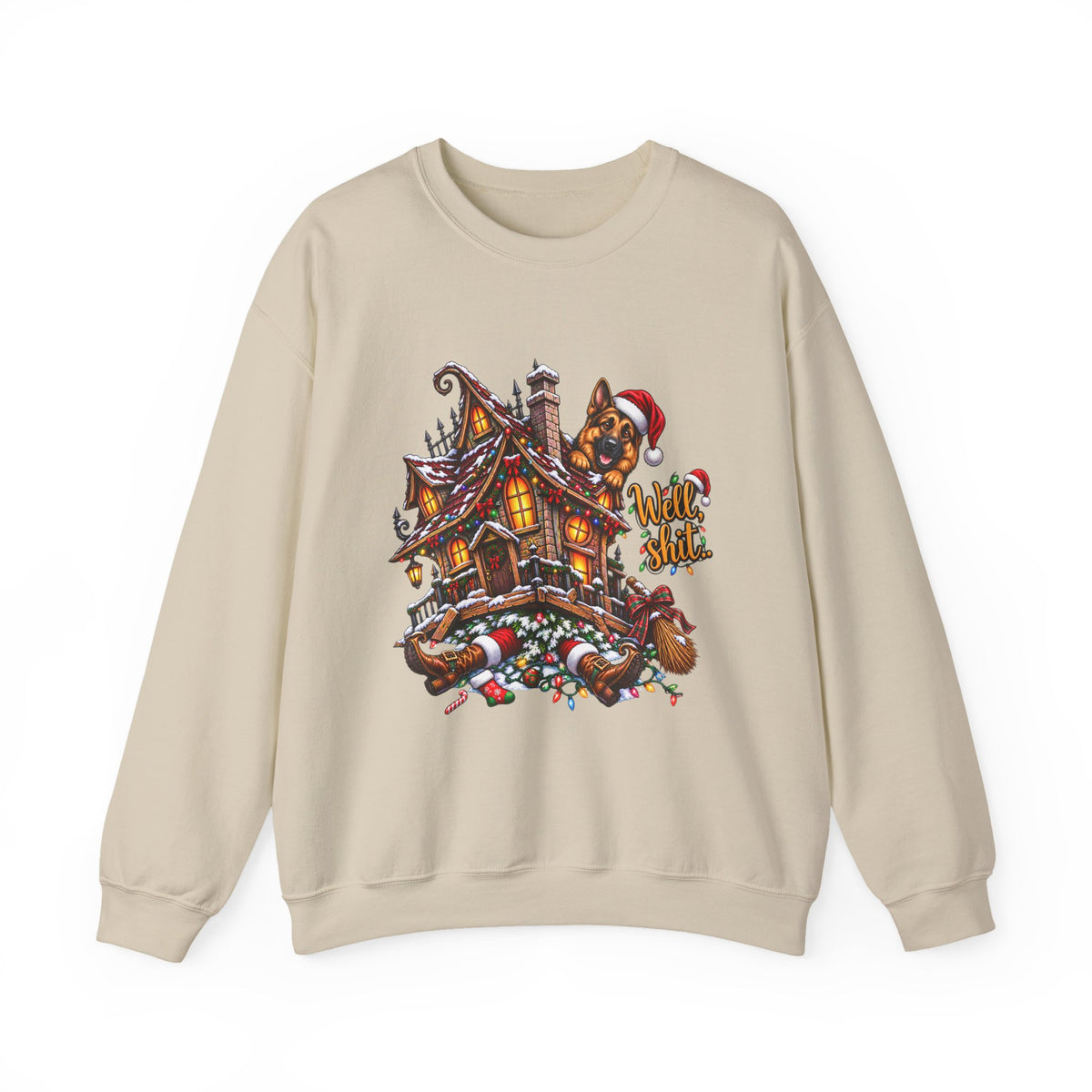 Christmas Gingerbread House Crewneck Sweatshirt