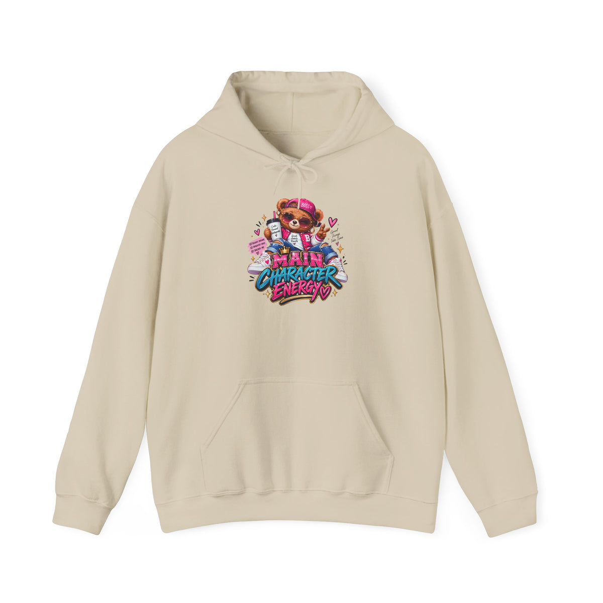 Main Character Energy Graphic Hoodie