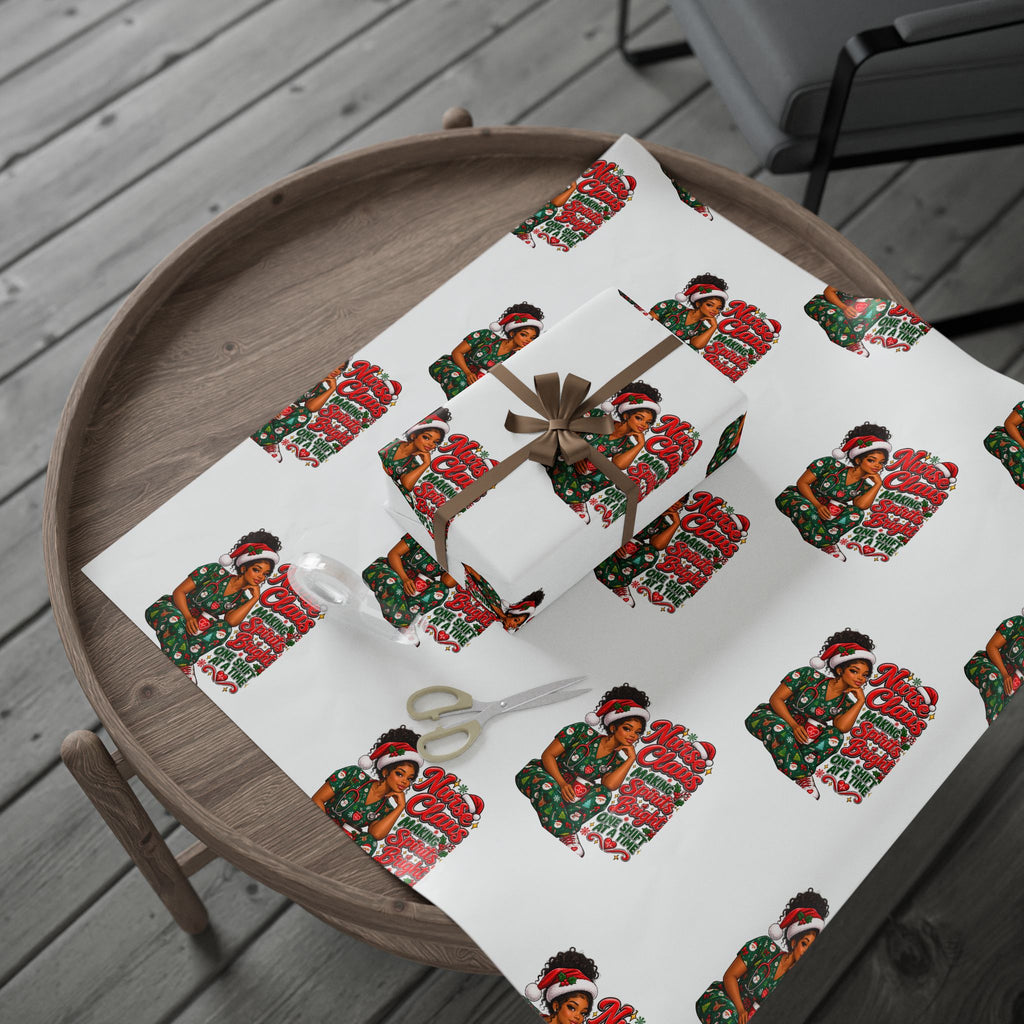 Nurse Christmas Wrapping Paper
