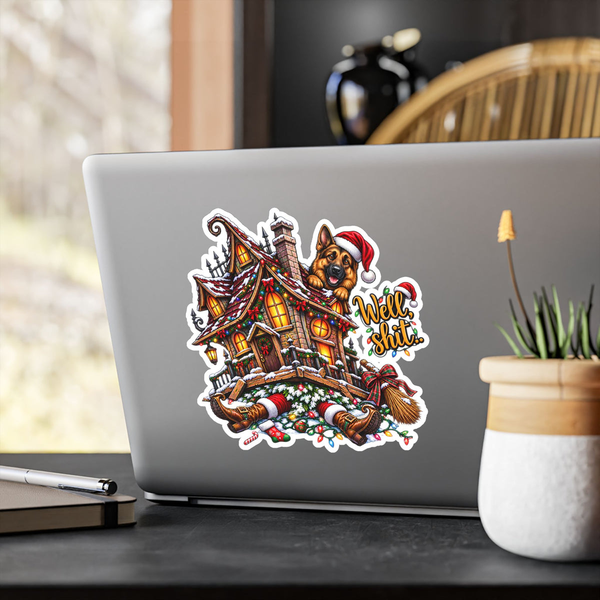 Funny Christmas Vinyl Sticker