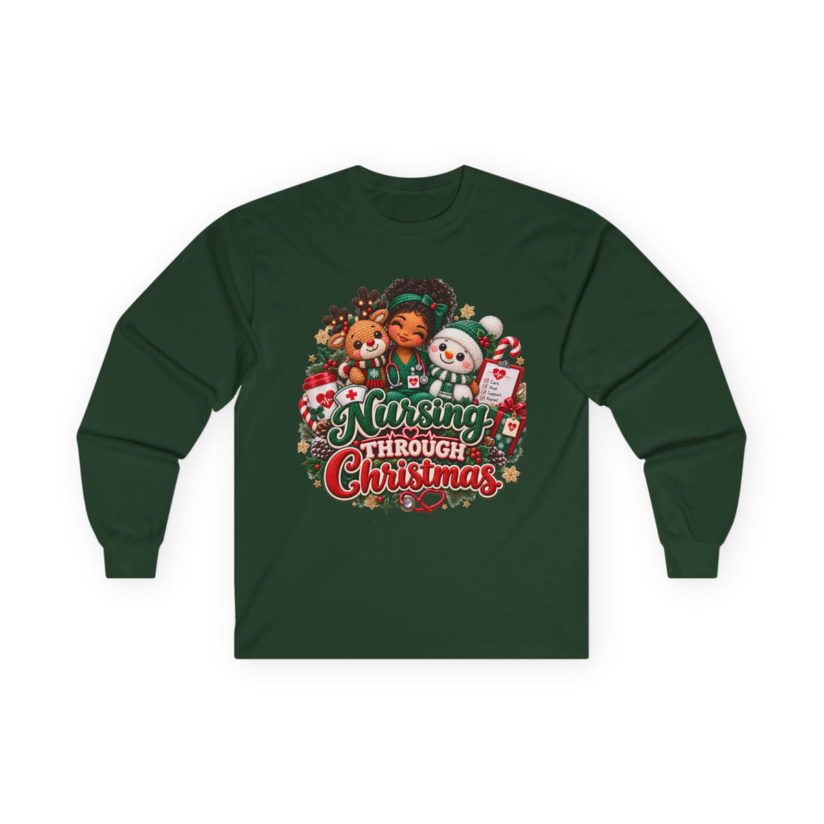Long Sleeve Tee - Nursing Through Christmas