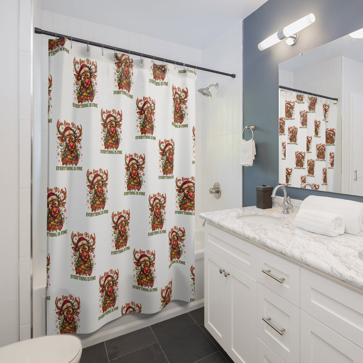 Christmas Shower Curtain