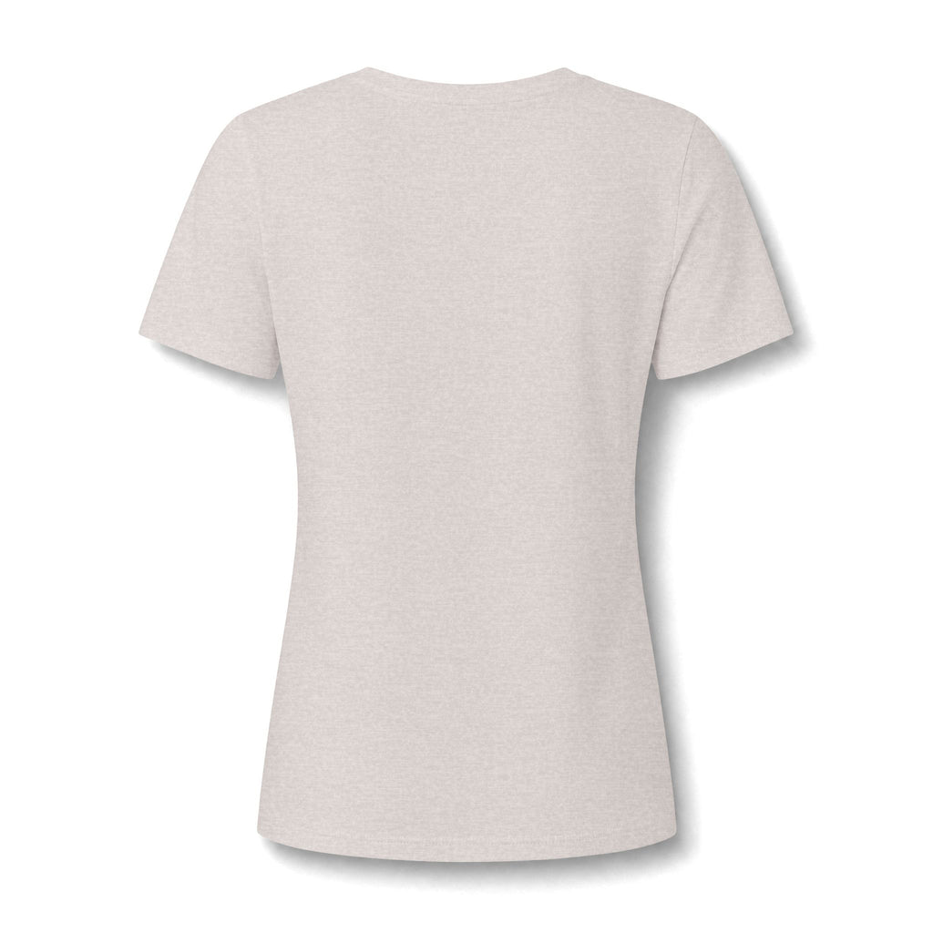 Women's V-Neck T-Shirt -Everything Is Fine Christmas Graphic Print