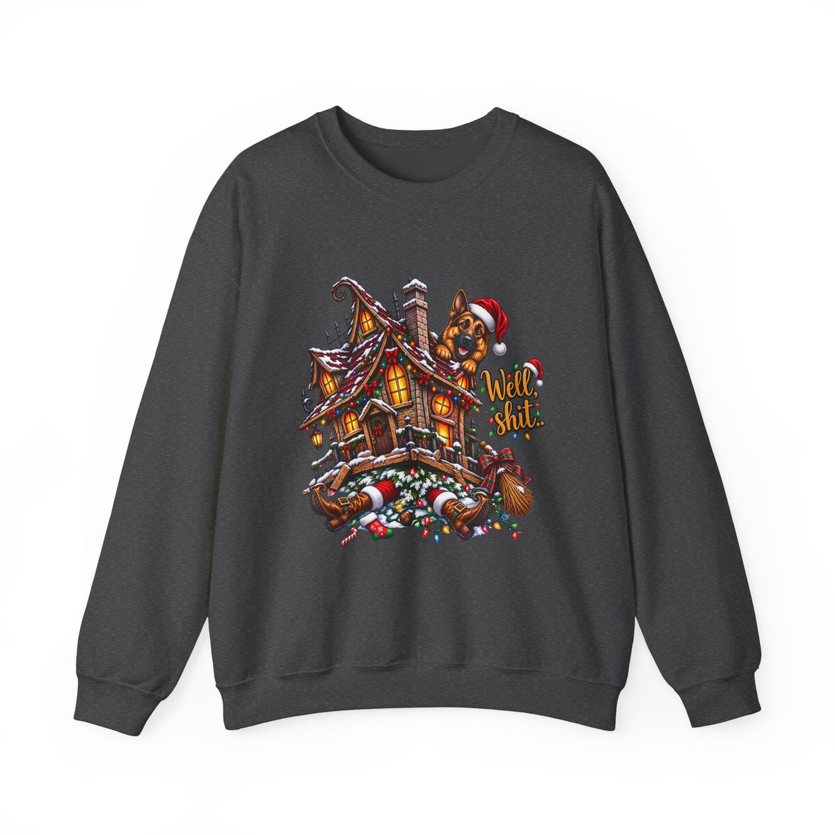 Christmas Gingerbread House Crewneck Sweatshirt