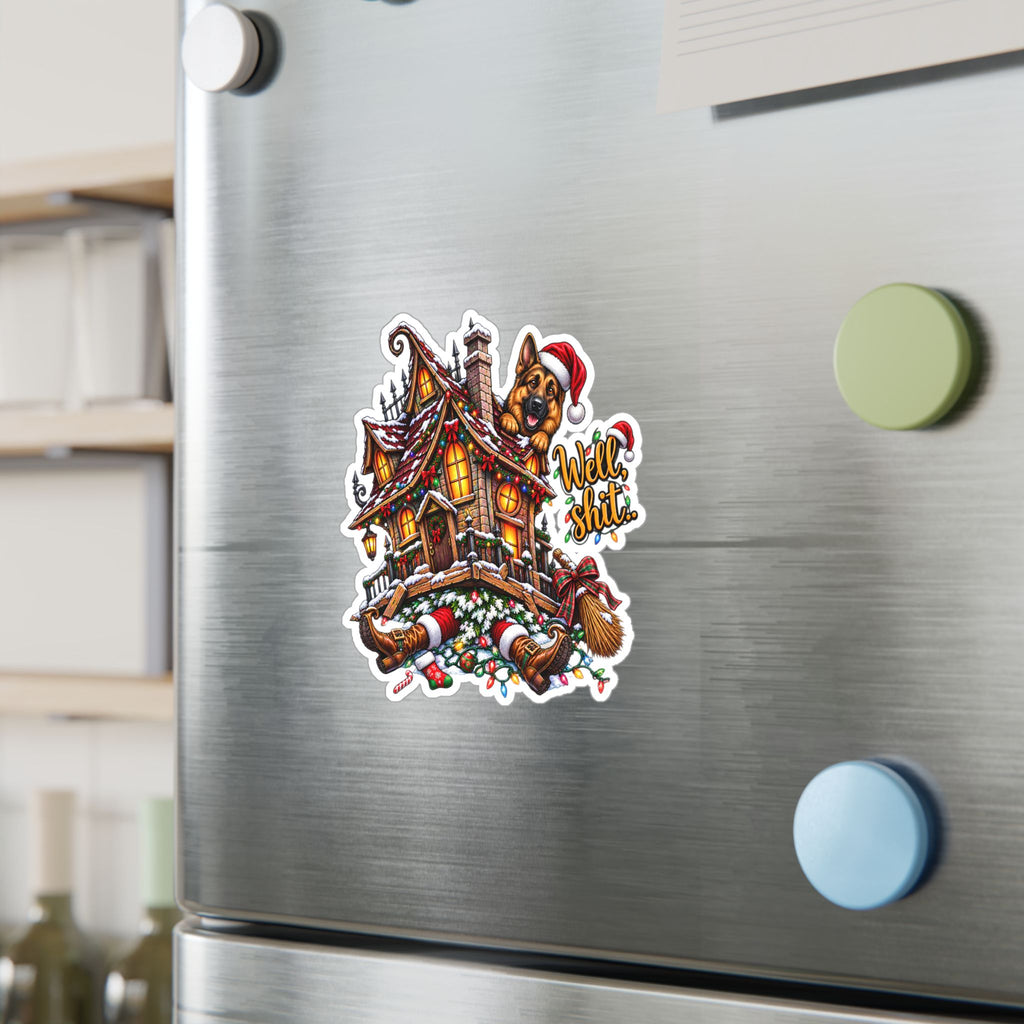 Funny Christmas Vinyl Sticker
