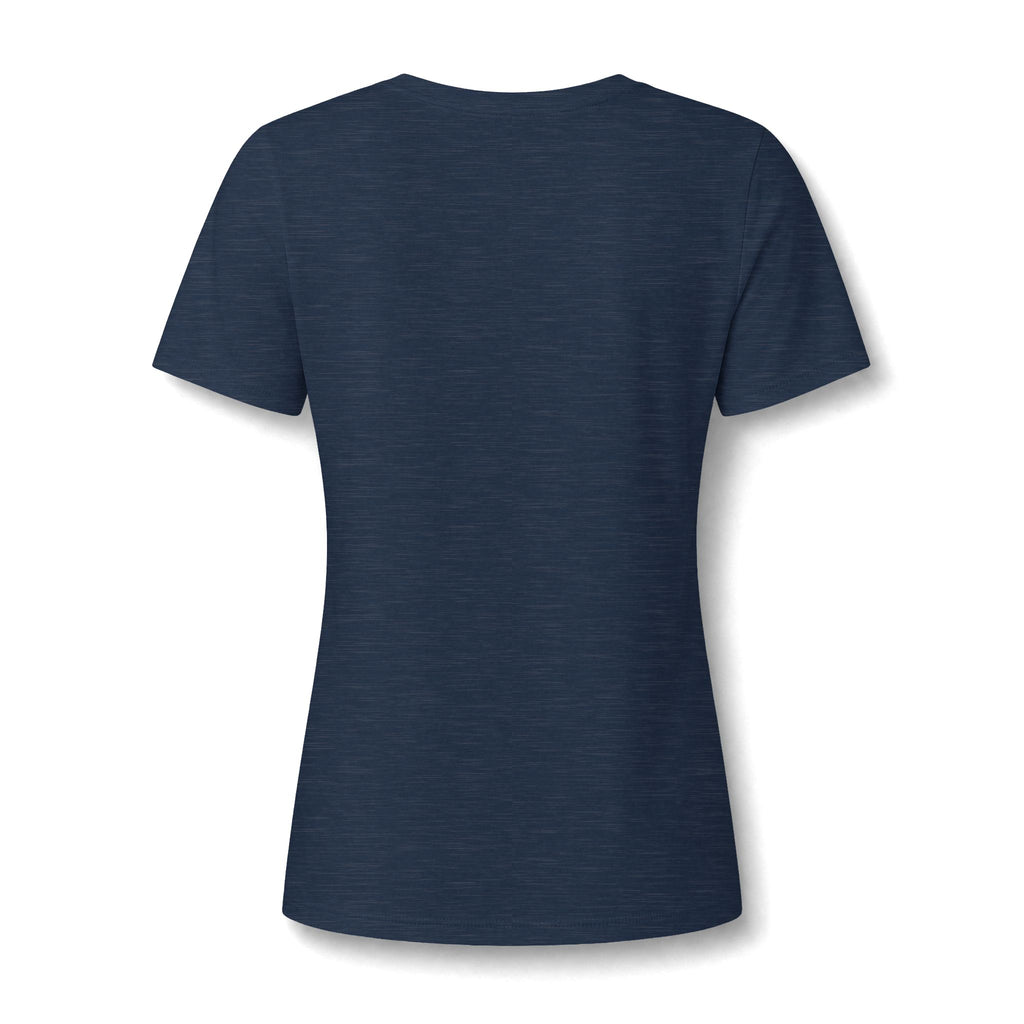 Women's V-Neck T-Shirt -Everything Is Fine Christmas Graphic Print