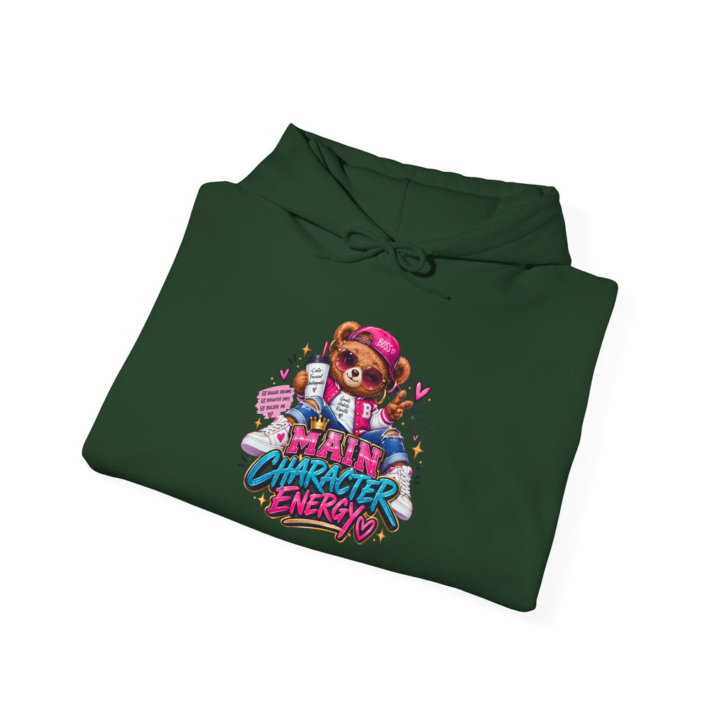Main Character Energy Graphic Hoodie