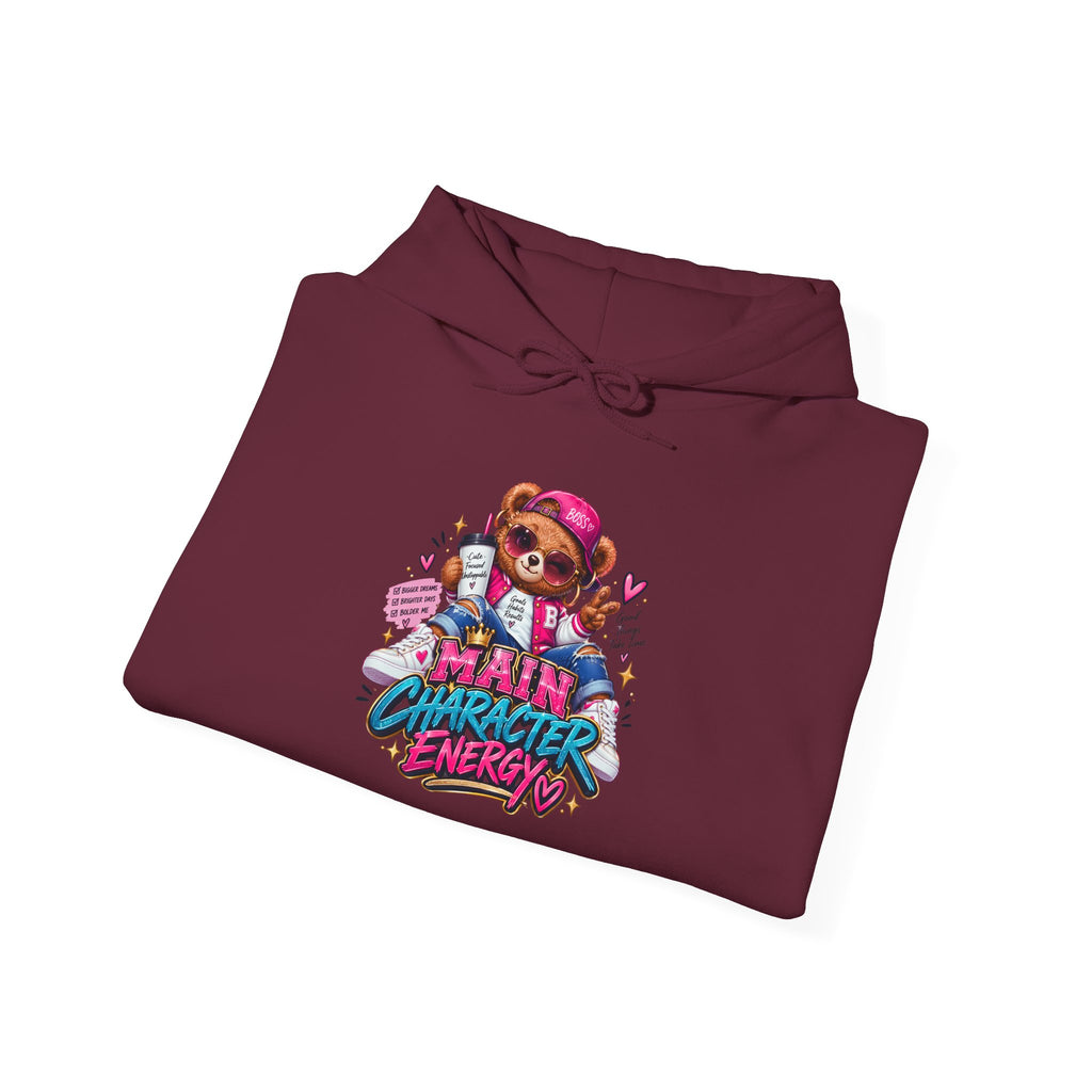 Main Character Energy Graphic Hoodie