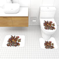 Christmas Bathroom Rugs Set 3 pcs